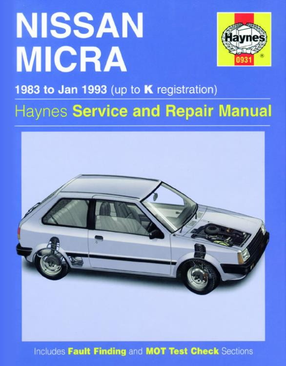 Download Nissan Micra K11 Owners Manual