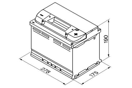 Bosch S5 Silver 12v Starter Battery SLI (L278 W175 H190mm) S5008 0 092 S50 080 - 0092S50080FRWHCO00MM.jpg