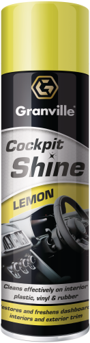 Granville 500ml Cockpit Shine Gloss Lemon Scent Aerosol GRV0888 - 0888_GRANVILLE_COCKPIT_SHINE_GLOSS_500ML.png