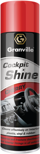 Granville 500ml Cockpit Shine Gloss Cherry Scent Aerosol 0891GRAN - 0891_GRANVILLE_COCKPIT_SHINE_GLOSS_500ML.png