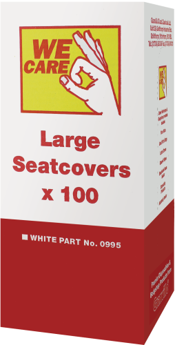 Granville 100 x Seat Covers White For Vehicle Service - Centre Fed 0995GRAN - 0995_GRANVILLE_SEAT_COVERS_WHITE_-_CENTRE_FED_100.png