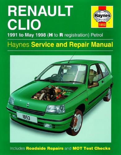 1853 Haynes Manual Renault Clio Petrol (91 - May 98) H to R  - 1853_node.jpg