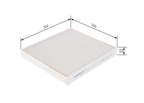 Bosch Car Cabin Filter Particulate Filter Air Filter M2540 1987432540 - 1987432540PHANWHCO00MM.jpg