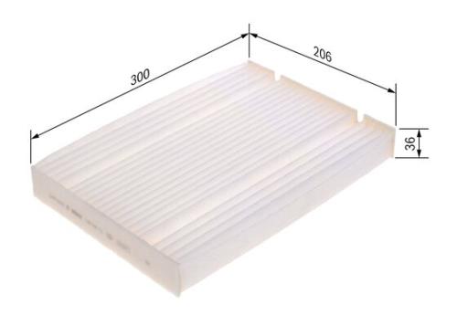 Bosch Mercedes Benz Car Cabin Filter Air Filter Particulate M5113 1987435113 - 1987435113PHANWHCO00MM.jpg