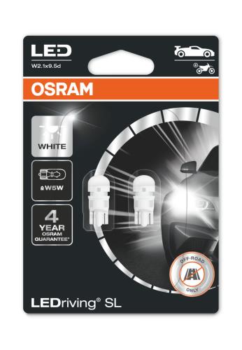 Osram LEDriving SL W5W White LED replacement for W5W Bulb 2825DWP - 2825DWPImage1.jpg