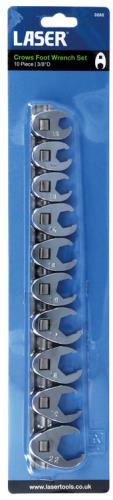 Laser Tools Crows Foot Wrench Set 3/8 Inch Drive 10 Piece 3282LT - 3282Image4.jpg