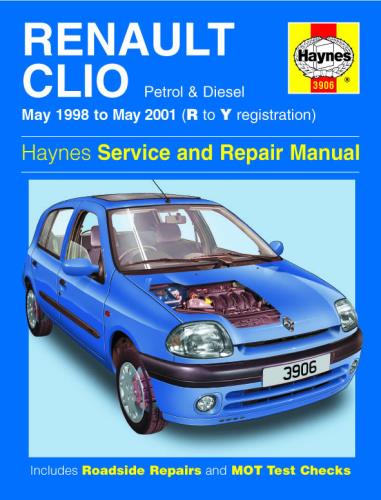 3906 Haynes Manual Renault Clio Petrol & Diesel (May 98 - May 01) R to Y - 3906_node.jpg