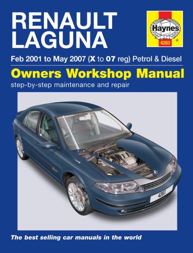4283 Haynes Manual Renault Laguna Petrol & Diesel (Feb 01 - May 07) X to 07 - 4283_node.jpg