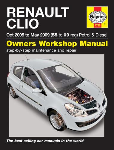 4788 Haynes Manual Renault Clio Petrol & Diesel (Oct 05 - May 09) 55 to 09  - 4788_node.jpg