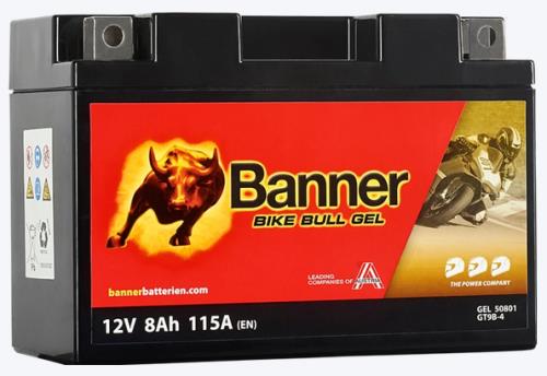 Banner Bike Bull Battery GEL 508 01  12v Motorcycles 023 508 01 0101  - 50801-Ban.jpg