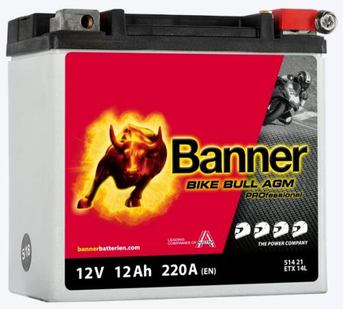Banner Bike Bull Battery AGM PRO 514 21  12v Motorcycles 024 514 21 0101  - 51421-Ban.jpg