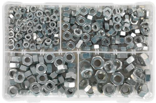 Sealey Steel Nut Assortment 320pc 1/4"-1/2"UNF DIN 934 AB029SN - AB029SNImage3.jpg