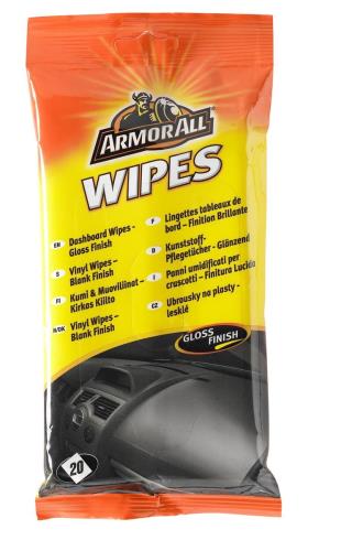 Armorall Car Dashboard Wipes (20 Wipes) Gloss Finish 36020ML - Armorall20DashboardWipesPouch.jpg