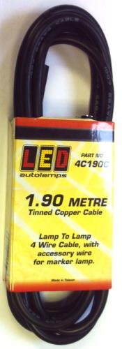 LED Autolamps 1.9M LAMP TO LAMP Tinned Copper Cable  BE014C190CBTP - BE014C190C-1.jpg