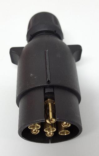BTP Parts PVC Trailer Plug 12N 7 Pin Plug - BE500BTP - BE500btp.jpg