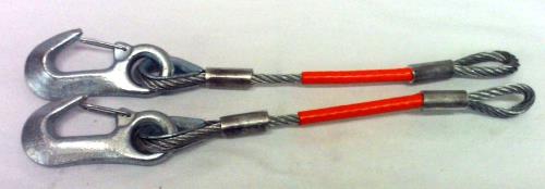 Secondary coupling cable:Orange sheath loop & hook - BP601BTP - BP601-1.jpg