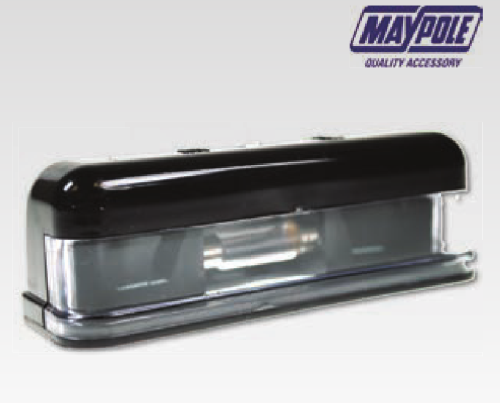 Maypole Number Plate Lamp - Chrome (Bulb included) MP883 - BritaxNumPlateLamp.png