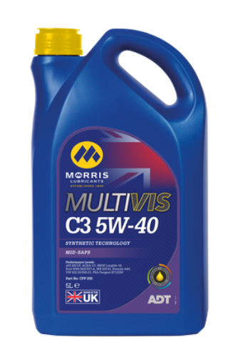 Morris Lubricants Multivis ADT C3 5W-40 Engine Oil 5 Litres CFF005-MOR - CFF_005_nt92-r9.png