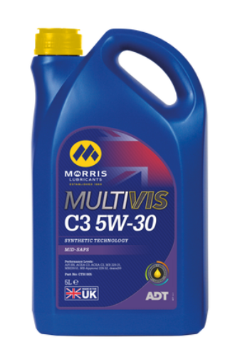 Morris Lubricants MULTILIFE C-THREE C3 5W-30 5 Litre CTH005-MOR - CTH_005_n59s-tj.png