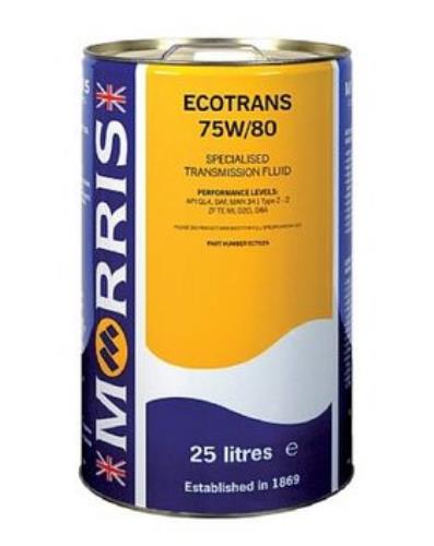 Morris Ecotrans 75W-80 Heavy Duty Transmission Oil 25 Litres ECT025-MOR - ECT025_364_l.jpg