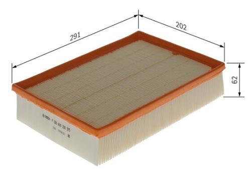 Bosch Car Rectangular Air Filter Air Cleaner Element (Filter insert) S0230 F026400230 - F026400230PHANWHCO00MM.jpg