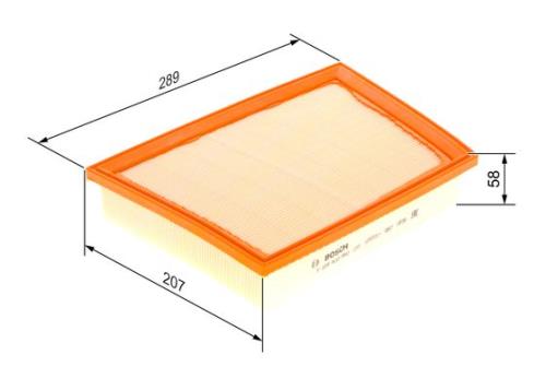 Bosch Car Air Filter Air Cleaner Element (insert) BMW Mini S0360 F026400360 - F026400360PHANWHCO00MM.jpg