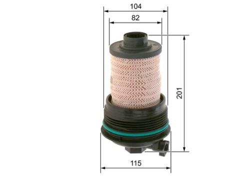 Bosch Fuel Filter Element (Insert) N2260 Ford Volkswagen VW F026402260 - F026402260PHANWHCO00MM.jpg
