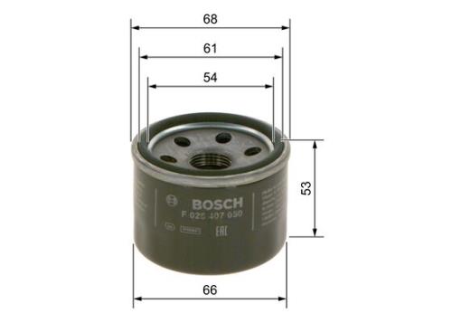Bosch Suzuki Car Oil Filter (Screw In Filter) Ignis Swift Celerio P7050 F026407050 - F026407050PHANWHCO00MM.jpg