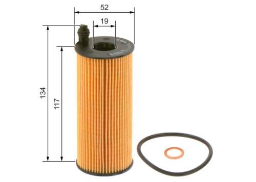 Bosch Car Oil Filter Element Mini BMW Toyota (Filter insert) P7123 F026407123 - F026407123PHANWHCO00MM.jpg