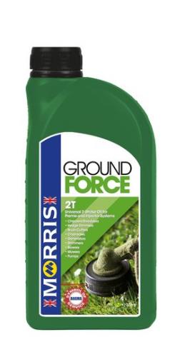 Morris Lubricants Ground Force 2T Universal 2-stroke oil 1 Litre GTT001-MOR - GTT001Morris_1L_Ground_Force_Green_2T.jpg