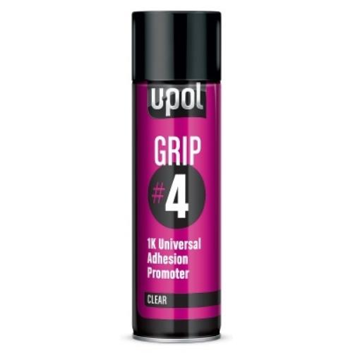 U-Pol GRIP#4 1K Universal Adhesion Promoter Clear 450ml GRIP/AL - Grip4ClearCan.jpg