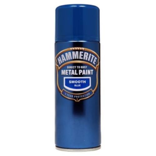 Hammerite SMOOTH BLUE METAL PAINT 400 ML AERO HAM5092970 - HAM5092970.jpg