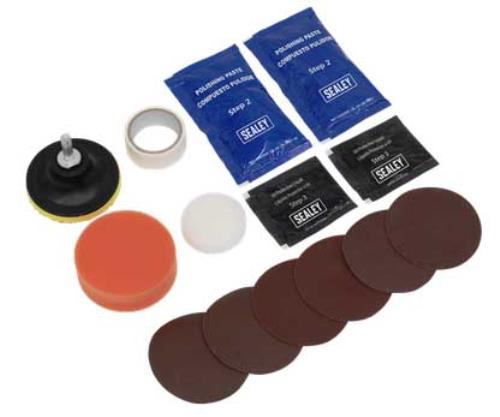 Sealey Headlight Restoration Kit (3-Stage) HRK01-SEA - HRK01Image1.jpg