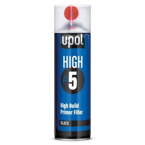 U-Pol HIGH#5 High Build Primer Filler Black 450ml Aerosol HIGHB/AL - High5Black.jpg