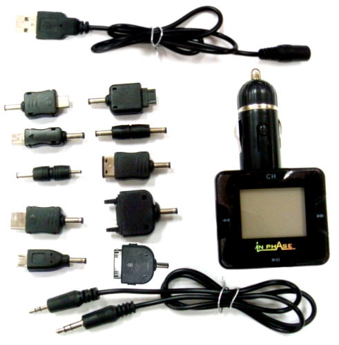 In-Phase FM TRANSMITTER, BLUETOOTH, FM, AUX, USB BTGO22 - InphaseBTGO22_1.png