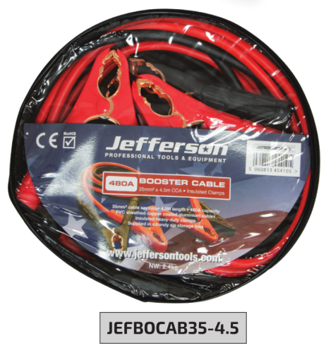 Jefferson 480 Amp 4.5 Metre Booster Cable (Jump Leads) JEFBOCAB35-4.5-JE - JEFBOCAB35Image2.png