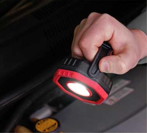 Sealey 360° 7W LED Rechargeable Pocket Floodlight with Magnet Red LED700PR-SEA - LED700PRImage3.jpg