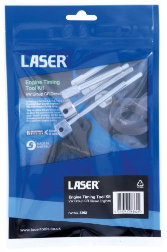 Laser Tools Engine Timing Tool Kit - for VW Group CR Diesel Engines 8362LT - LaserTools8362Image3.jpg