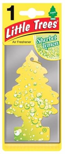 MAGIC TREE Little Trees - 2D Air Freshener Sherbet Lemon MTR0073 - LittleTreesLemonSherbert1.jpg