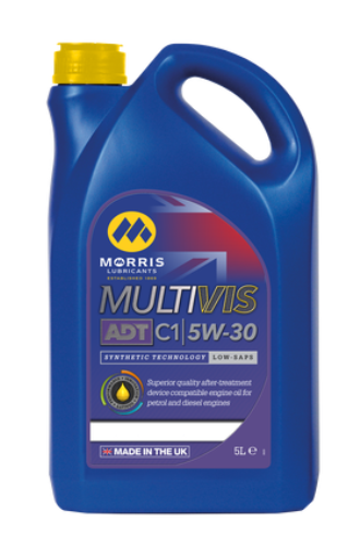 Morris Lubricants Multivis ADT C1 5W-30 Engine Oil 5 Litres MCF005-MOR - MCF_005_kcwr-dq.png