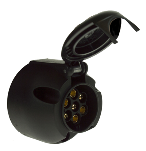Maypole 12N Type 7 Pin Plastic Socket for caravan or trailer MP23 - MP23-Image2.png