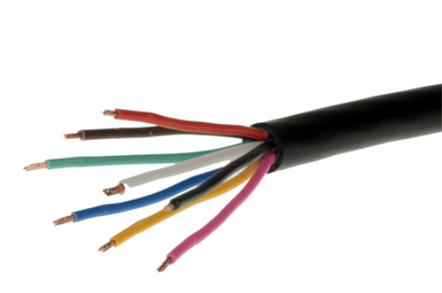 Maypole 8A 7×0.65mm² + 1×1.5mm² 30m 8 Core Black Cable MP31930 - MP31930Image1.png