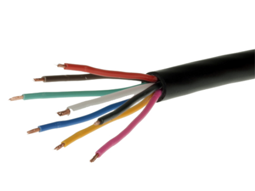 Maypole 15A 7×0.50mm² + 1x1mm² 100m 8 Core Black Cable MP3195 - MP3195Image1.png