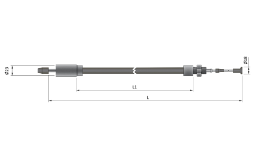 1130mm Quick Connect Longlife Bowden Cable for ALKO Brakes MP41211 - MP41211Image2.png