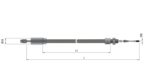 Maypole 830mm Longlife Detachable Bowden Cable Knott/IWT Brakes MP41308 - MP41308Image2.png