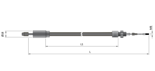Maypole Knott IWT 1030mm Longlife Detachable Bowden Cable MP41310 - MP41310Image2.png