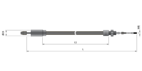 Maypole 1430mm Longlife Detachable Bowden Cable Knott/IWT Brakes MP41314 - MP41314Image2.png