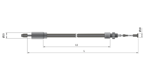 Knott/IWT 1930mm/2140mm Longlife Detachable Bowden Cable MP41319 - MP41319Image2.png