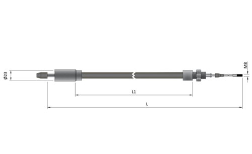 Maypole 1430mm Longlife Detachable Bowden Cable ALKO Brakes MP41414 - MP41414Image2.png