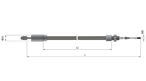 Maypole 1620mm Longlife Detachable Bowden Cable ALKO Brakes MP41416 - MP41416Image2.png